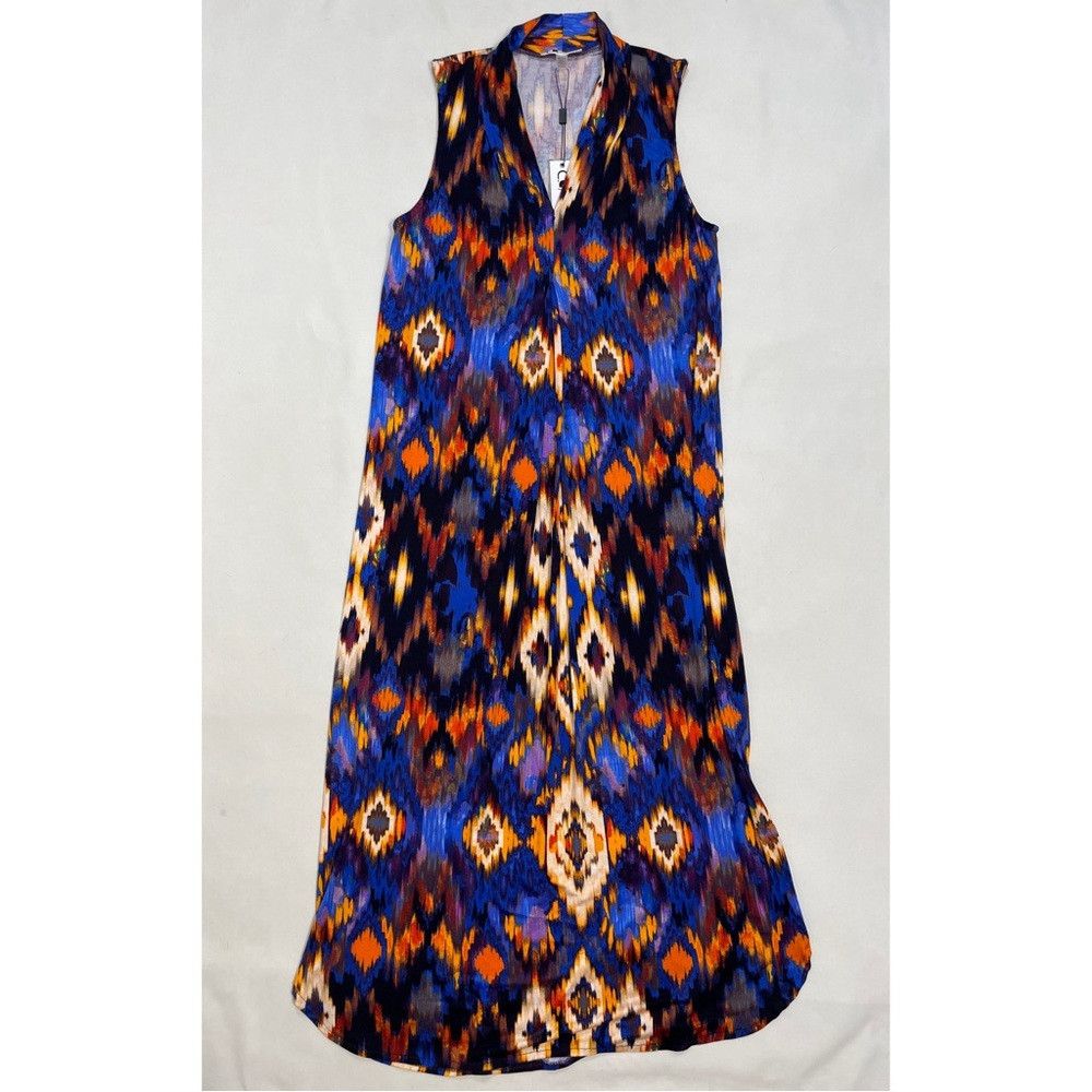 Other NWT New Cable & Gauge Sport Ikat Maxi Dress Size M Size M / US 6-8 / IT 42-44 - 4 Thumbnail