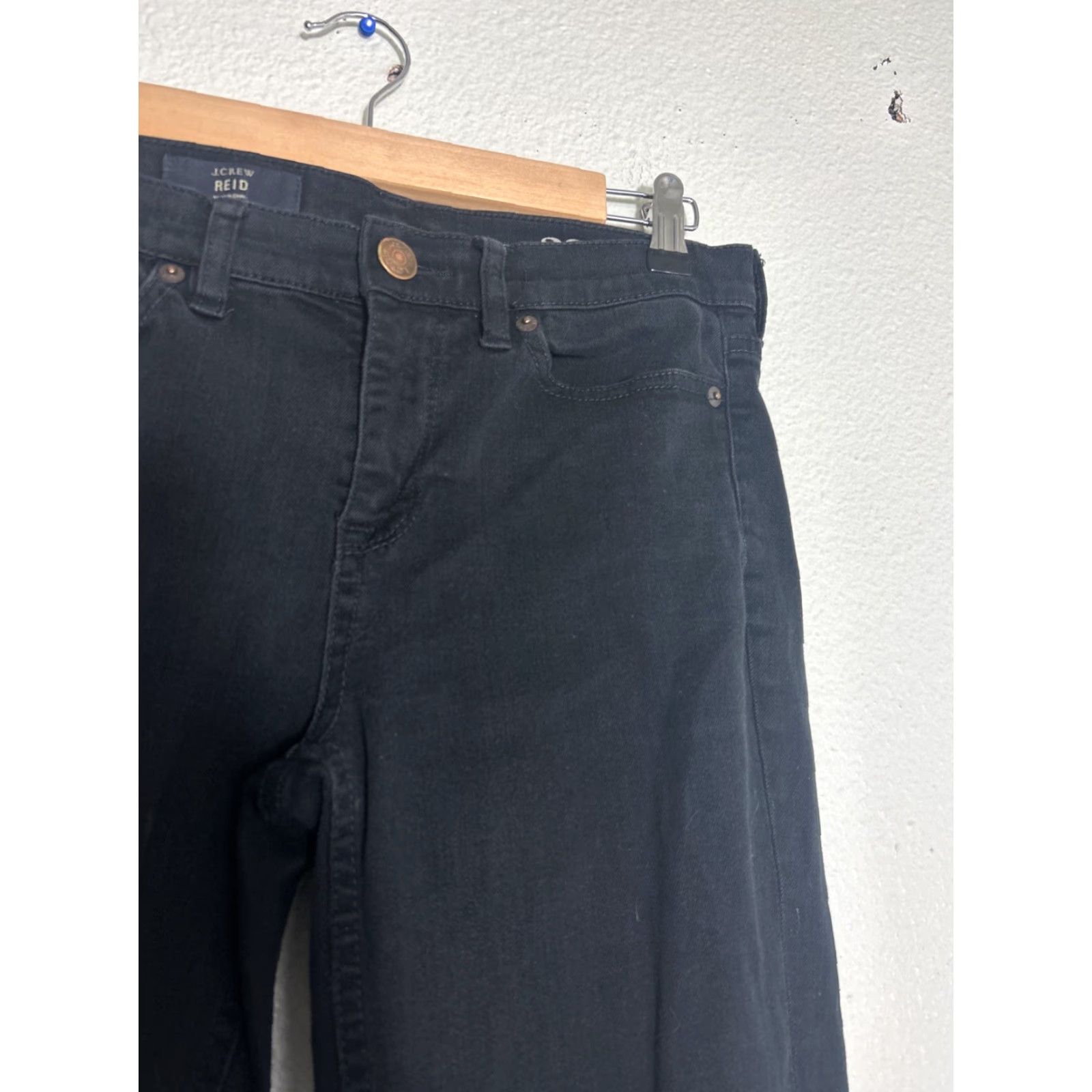 J.Crew J.CREW Reid Pants Black Womens Petite 28 Chino 30x28 Size 28" / US 6 / IT 42 - 6 Thumbnail