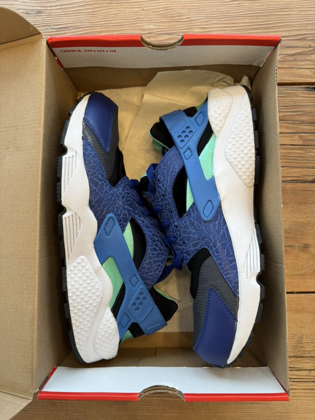 Nike Nike Air Huarache Size? Exclusive Deep Royal Size US 11.5 / EU 44-45 - 9 Thumbnail