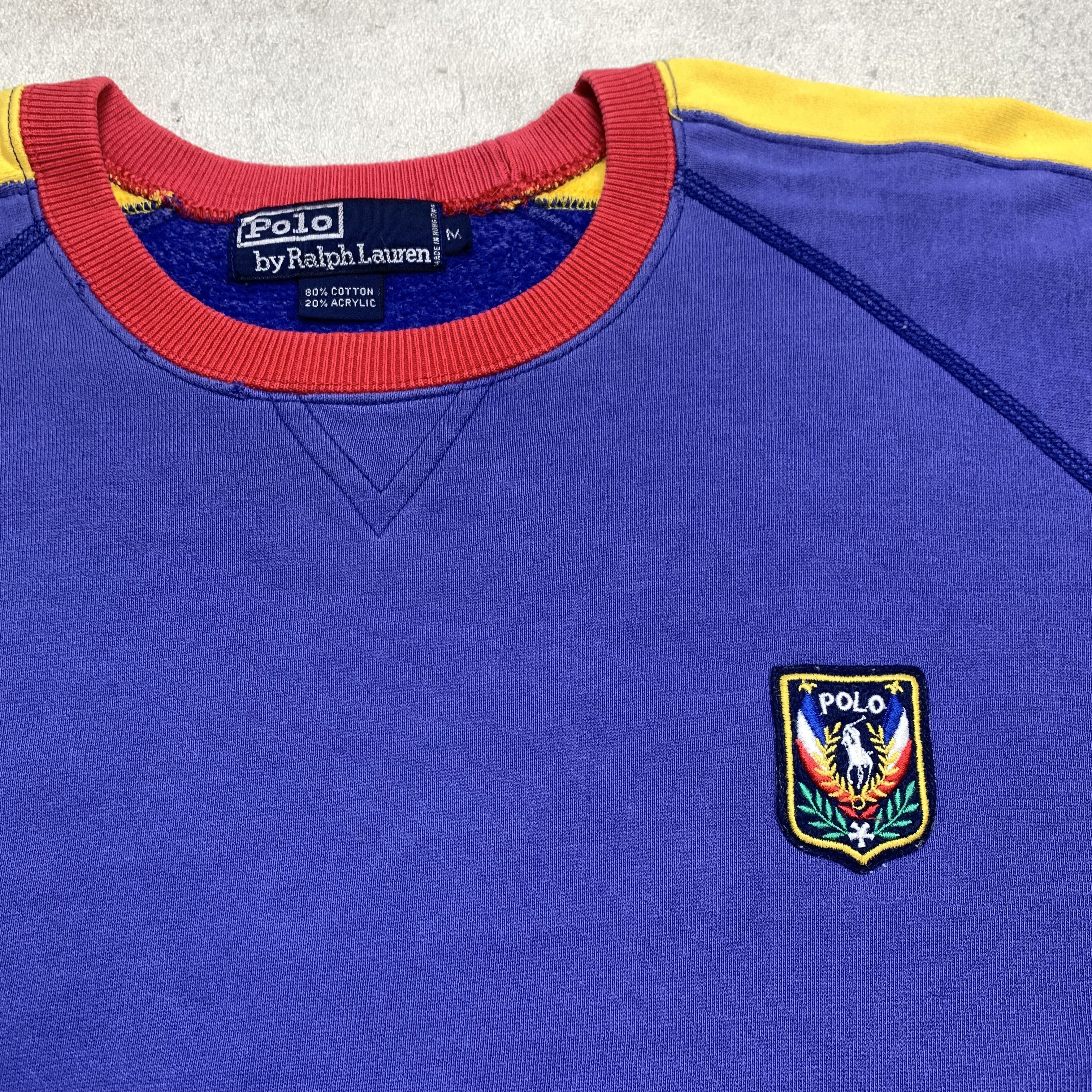 Polo Ralph Lauren Vintage Polo Ralph Lauren Crest Logo Sweatshirt Crewneck Size US M / EU 48-50 / 2 - 2 Thumbnail