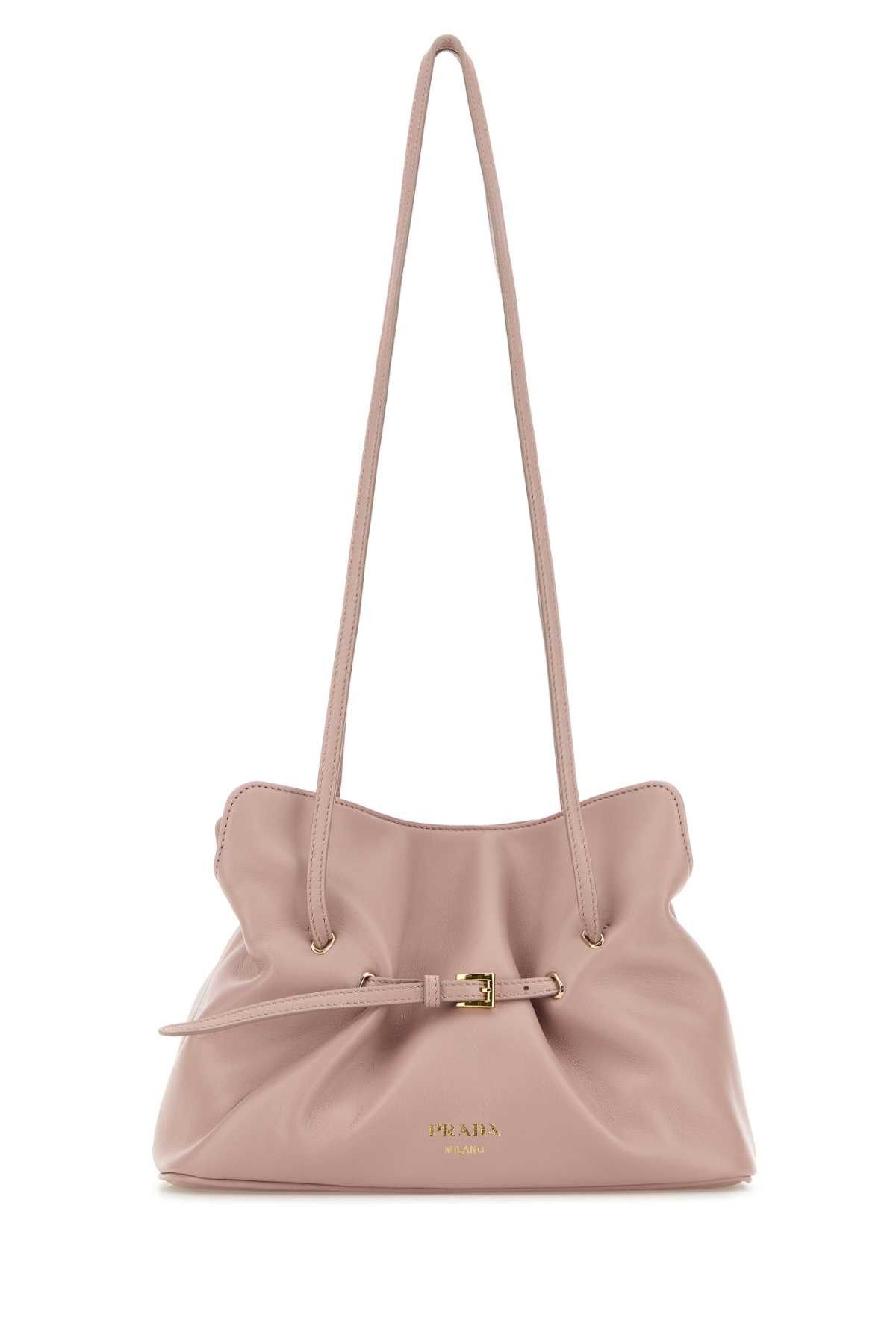 Prada Pink Nappa Leather Small Prada Dana Bucket Bag Size ONE SIZE - 1 Thumbnail