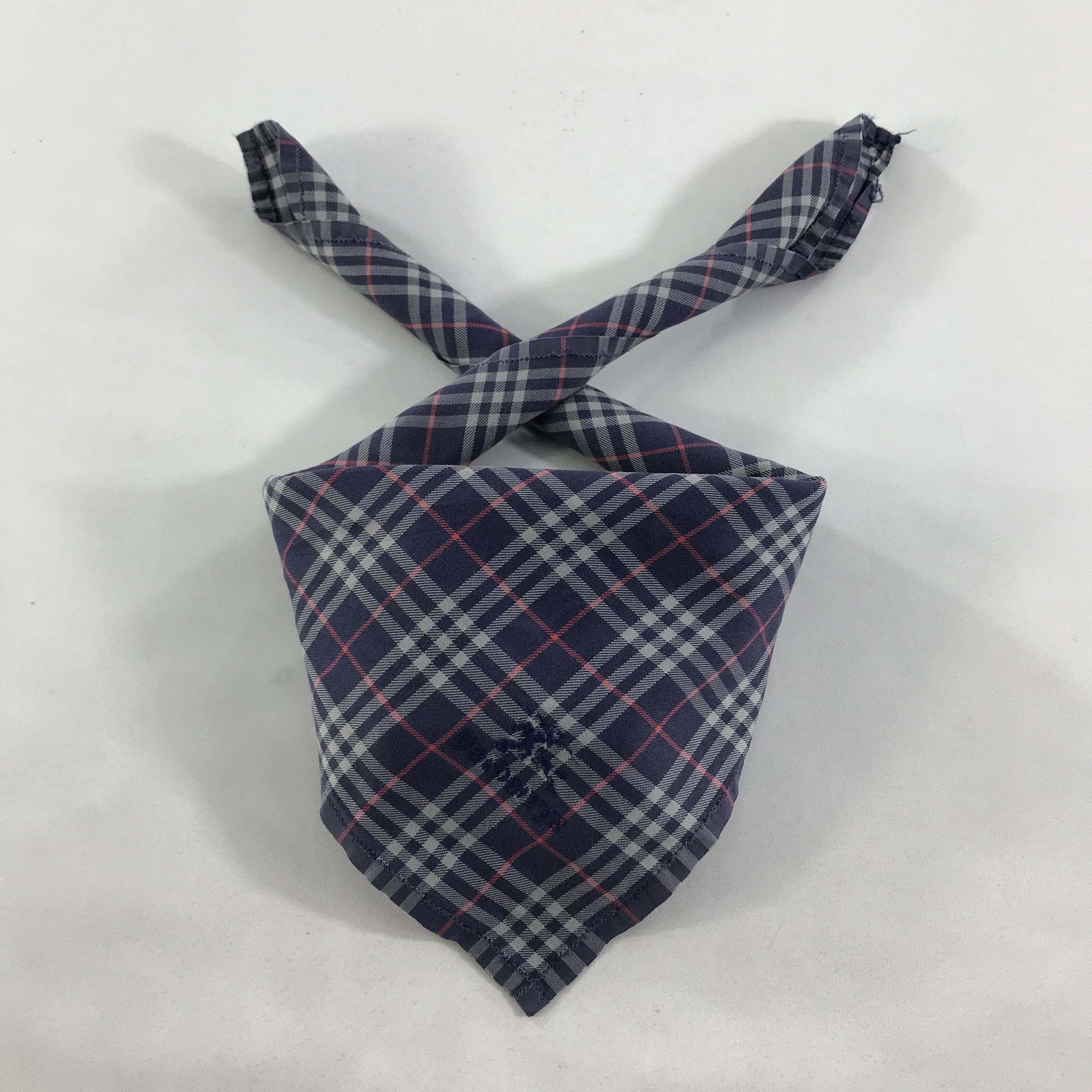 Burberry × Vintage Burberry Bandana / Handkerchief / Neckerchief - S1755 Size ONE SIZE - 3 Thumbnail