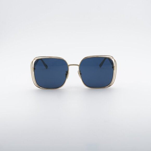 Dior Dior FILDIOR S1U B0B0 Sunglasses Gold Square Frame, Blue Size ONE SIZE - 2 Thumbnail