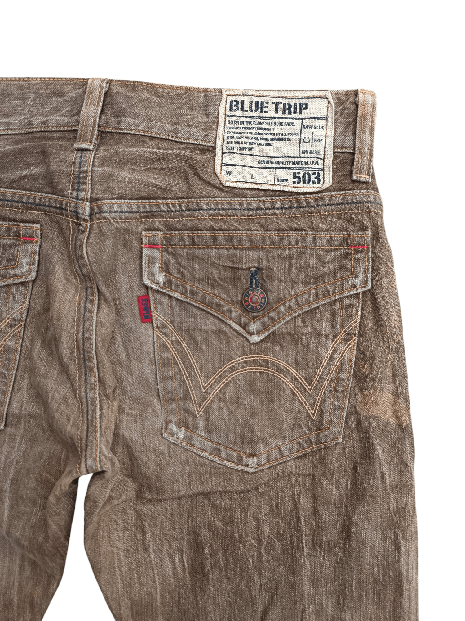 Hysteric Glamour × If Six Was Nine × Tornado Mart FLARED 90s Style ⚡️ Edwin 503 Flare BlueTrip Faded Jean Size US 34 / EU 50 - 9 Thumbnail