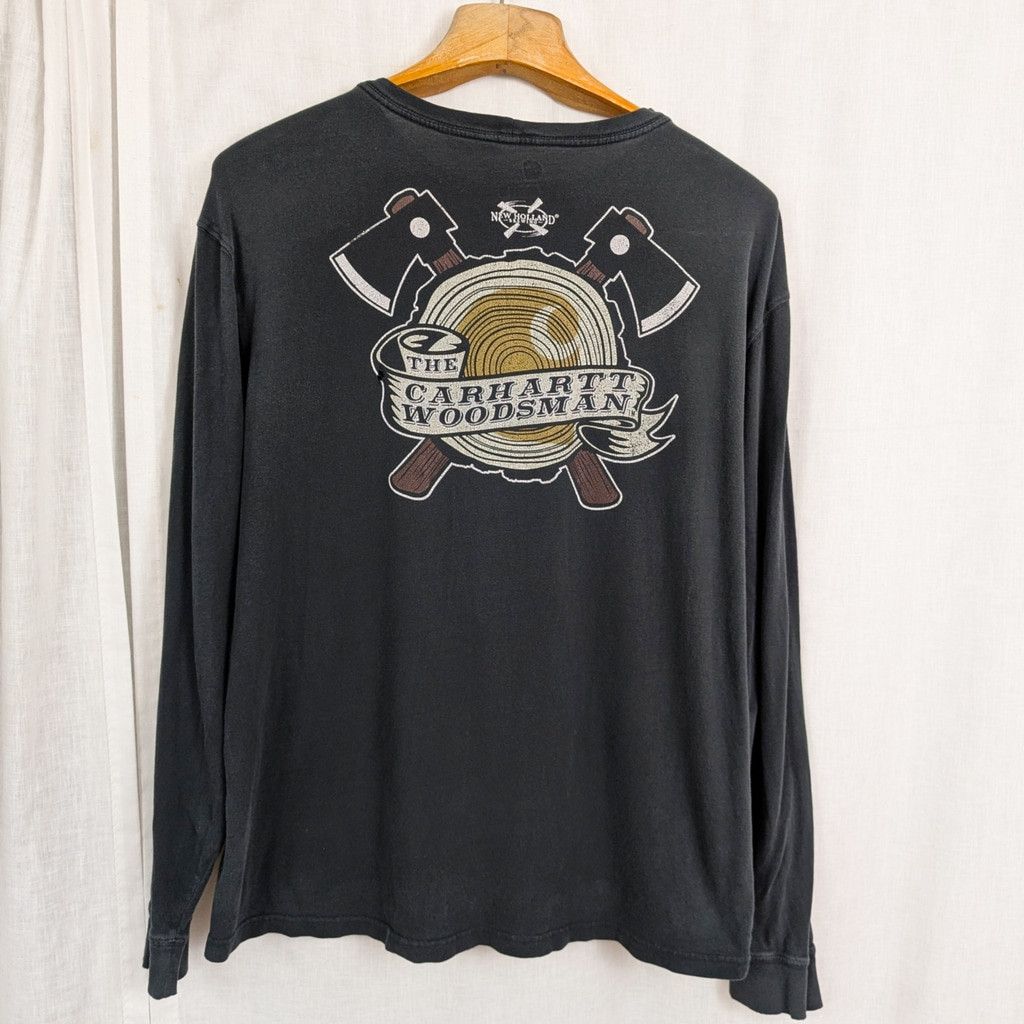 Carhartt Carhartt X New Holland Woodsman Beer Black Long Sleeve T XL Size US XL / EU 56 / 4 - 1 Thumbnail