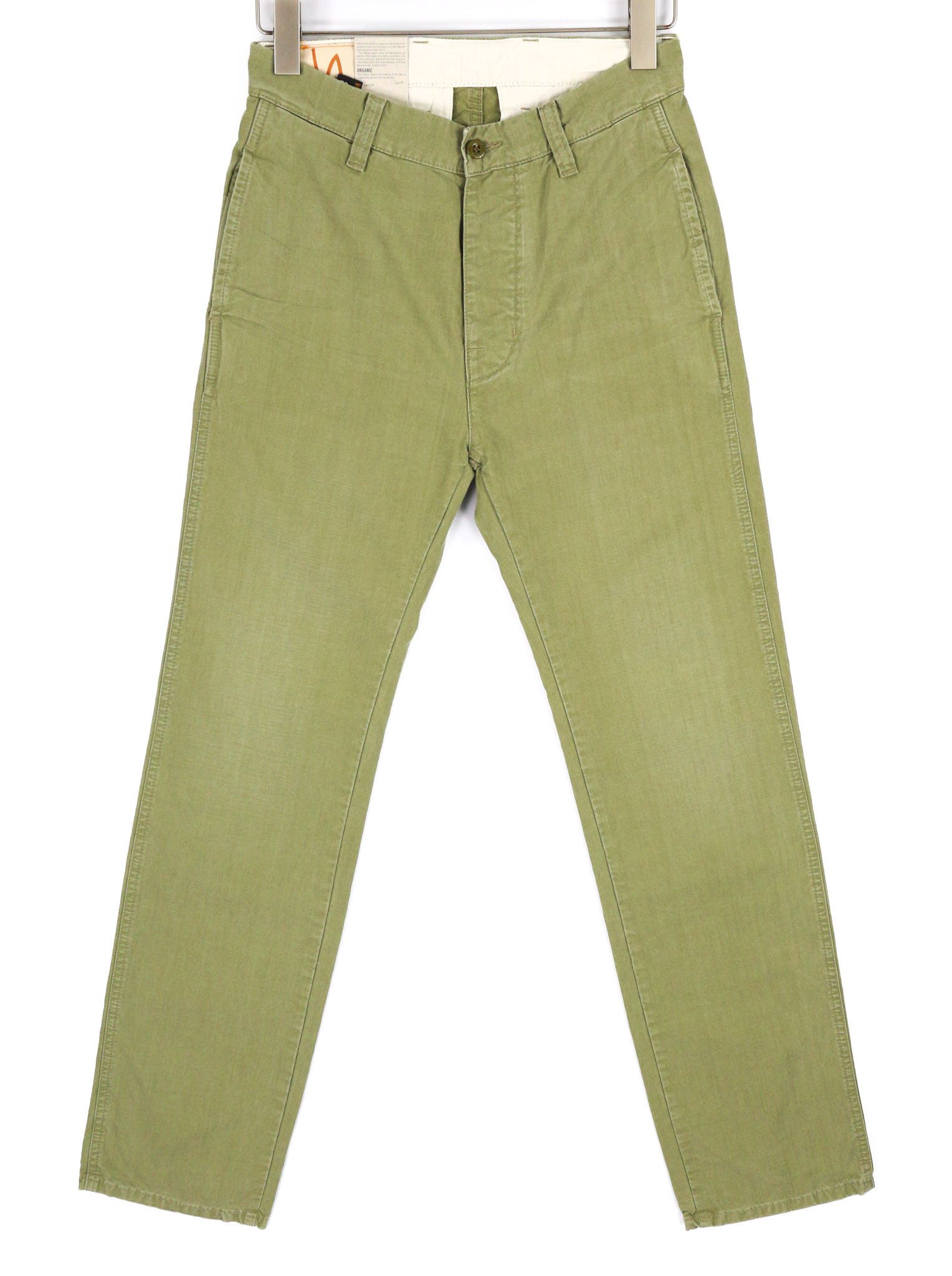Nudie Jeans LOOSE ALVAR W27/L32 Beech Green Washed Jeans 82577 Size 27" / US 4 / IT 40 - 1 Thumbnail