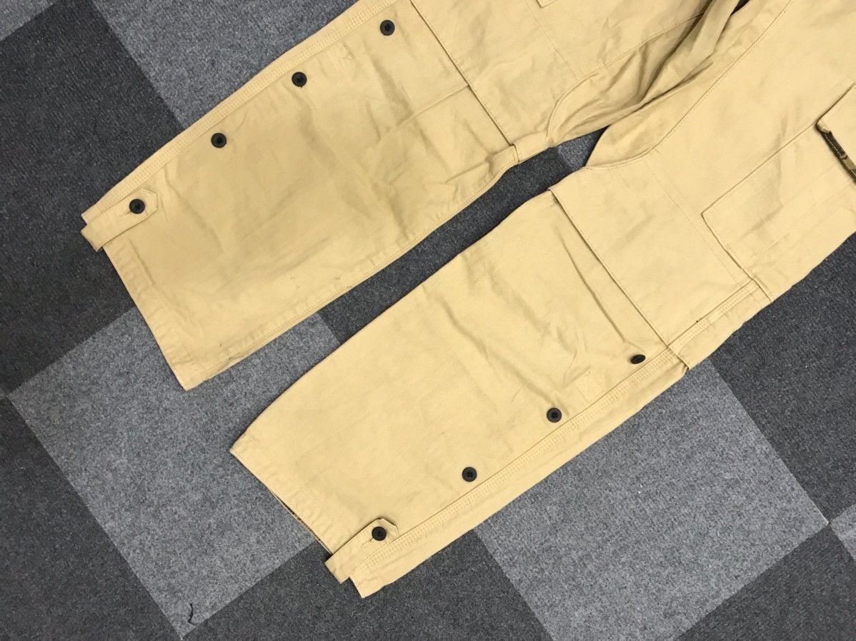 Japanese Brand KATO Japan Cyclist Multipockets HBT Cotton Convertible Pant Size US 31 - 3 Thumbnail