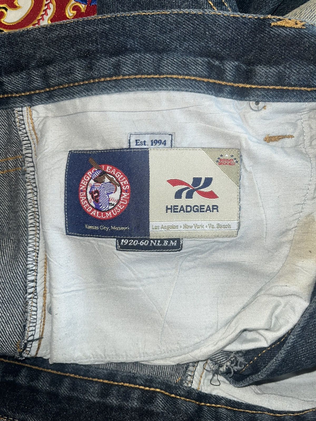 Other Headgear x Negro Leagues Baseball Patch Jeans (42) Size US 42 / EU 58 - 13 Thumbnail