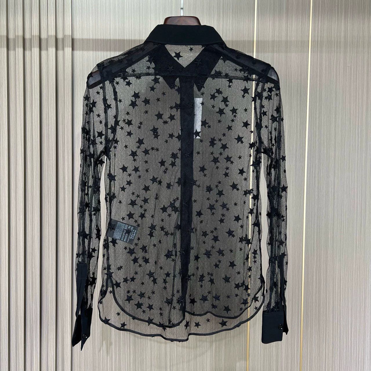 Saint Laurent Paris Saint Laurent Paris Hollow star shirt-2505 Size US XS / EU 42 / 0 - 2 Thumbnail