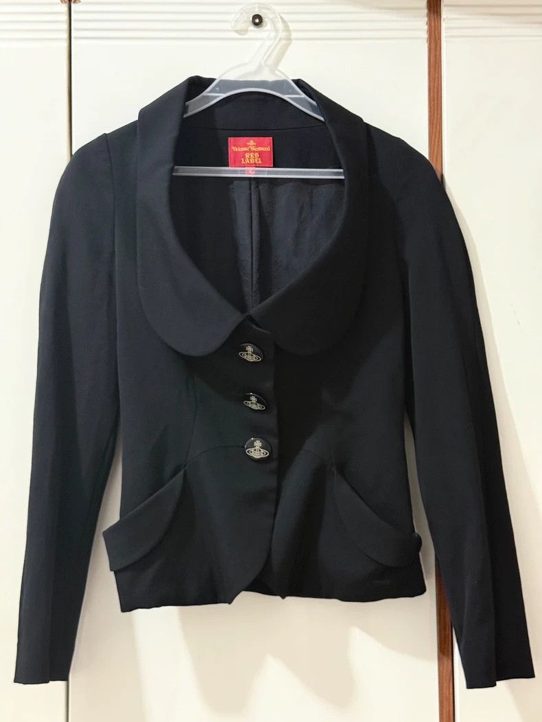 Vivienne Westwood Vivienne Westwood Black Alien collar hoodie Size S / US 4 / IT 40 - 3 Thumbnail