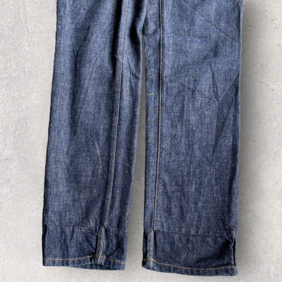 Helmut Lang Archive 1997 Raw Blue Back Leg Pockets Jeans Size US 29 - 5 Thumbnail