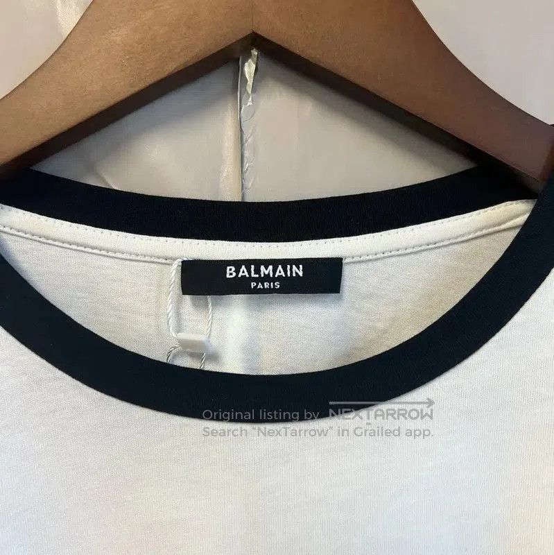 Balmain Balmain White Cotton Women's T-Shirt . Size XS / US 0-2 / IT 36-38 - 5 Thumbnail