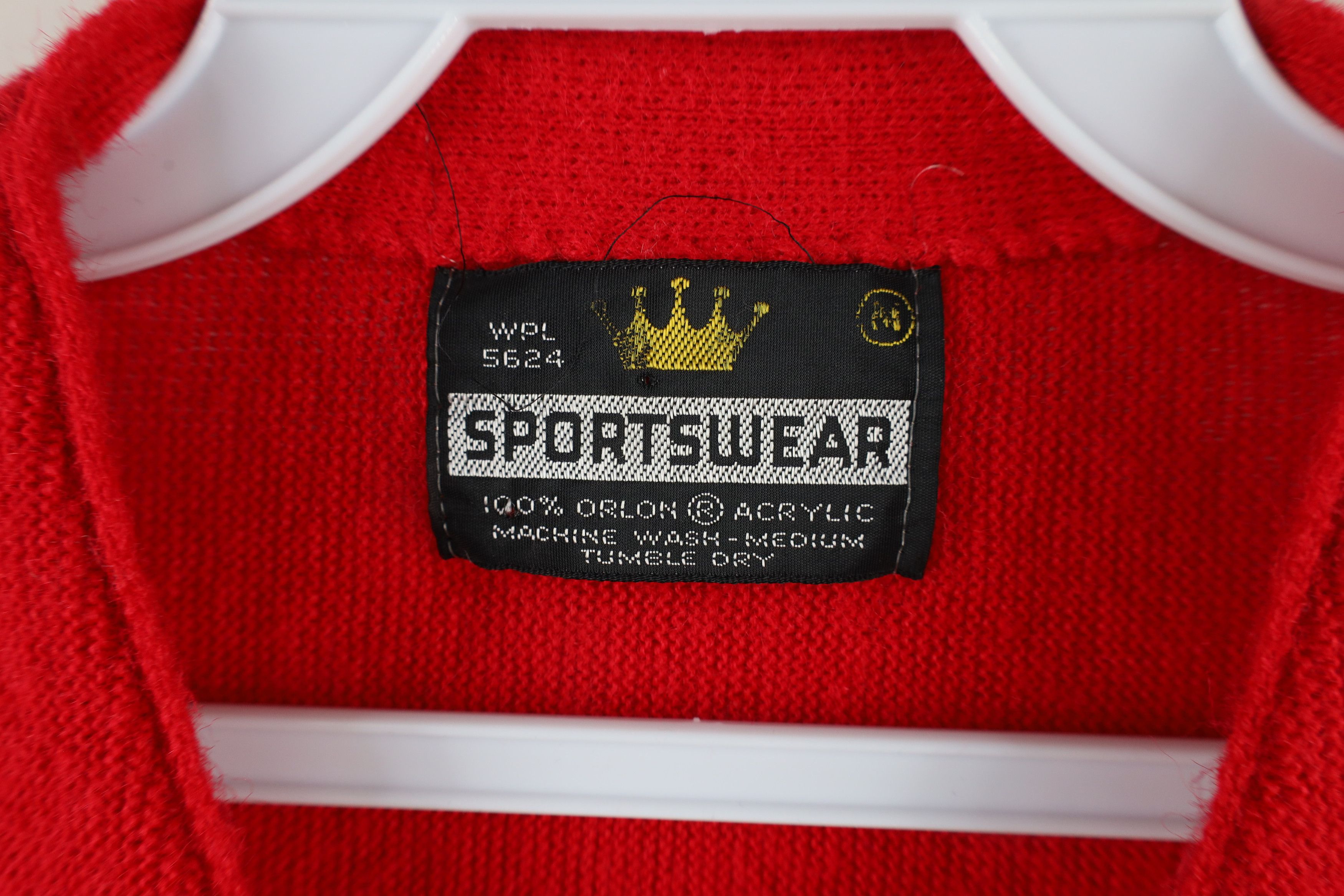 Vintage Vintage 50s 60s Streetwear Button Cardigan Sweater Red USA Size US M / EU 48-50 / 2 - 4 Thumbnail