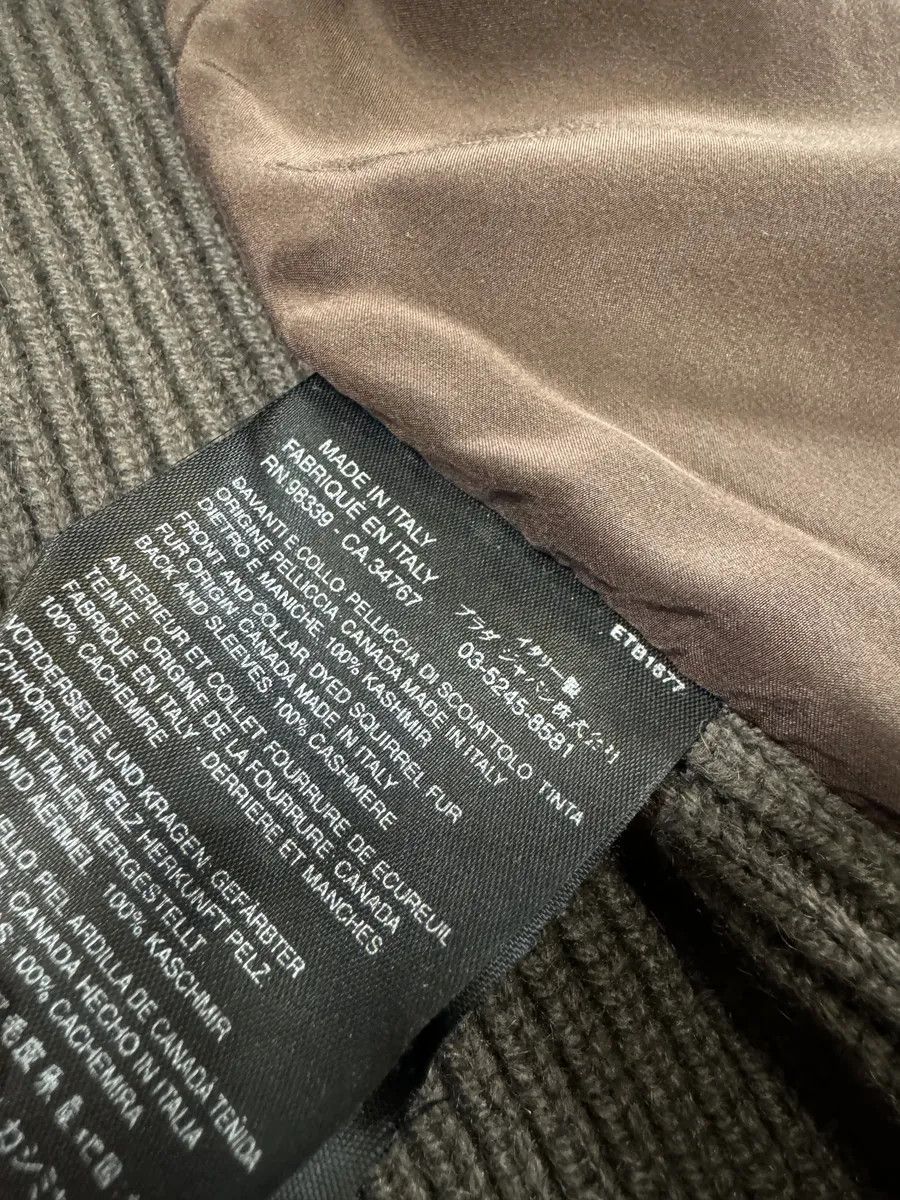 Prada 2000s Prada Blazer Dyed Fur & Brown Wool Front Jacket Size US XS / EU 42 / 0 - 12 Thumbnail