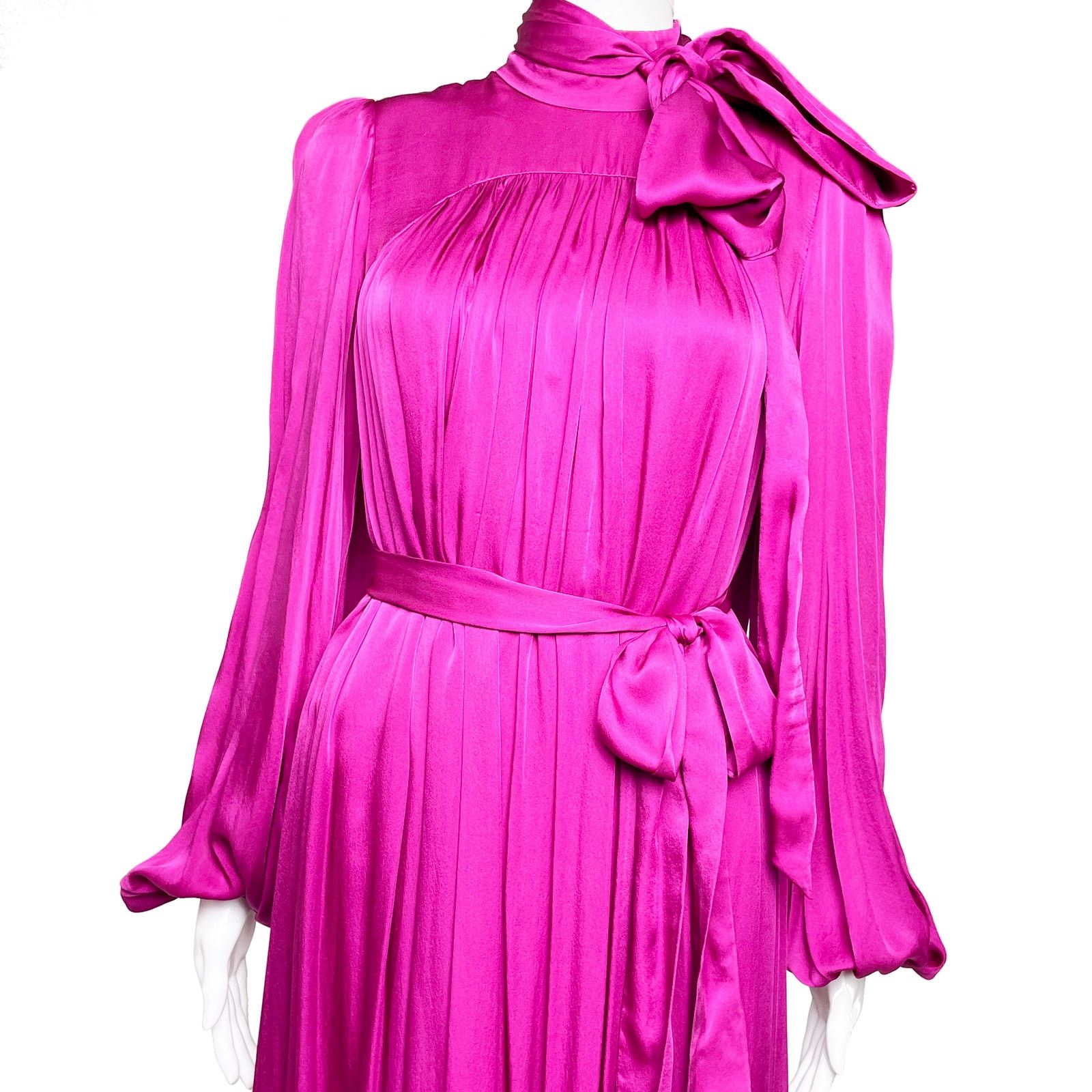 Zimmermann Tie Neck Silk Midi Dress Size S / US 4 / IT 40 - 5 Thumbnail