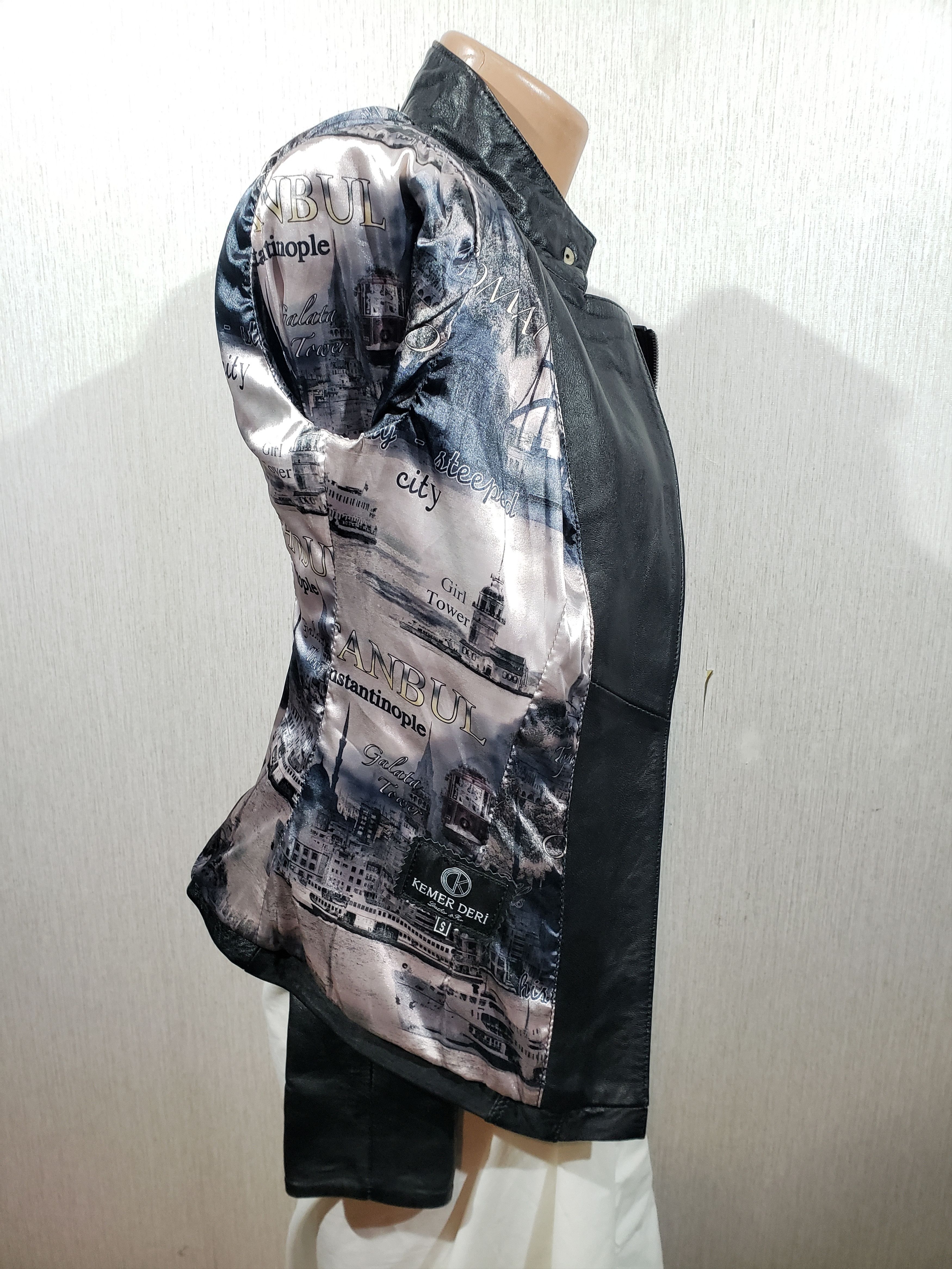 Other Black women's leather sports jacket. Size XXS / US 00 / IT 34 - 8 Thumbnail