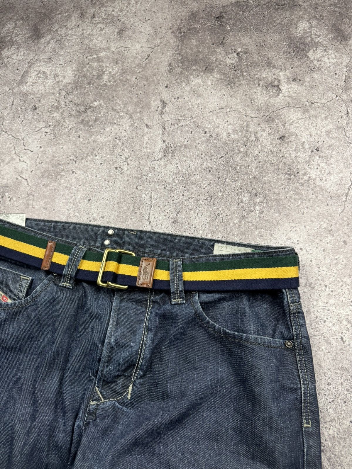 Polo Ralph Lauren Vintage Polo Ralph Lauren Striped Double D- Ring Belt Y2K Size ONE SIZE - 4 Thumbnail