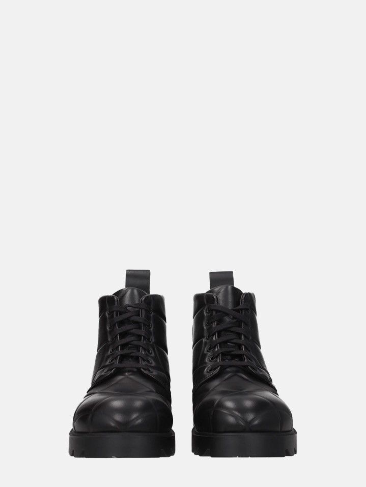 Bottega Veneta Bottega Veneta Padded Leather Lace-up Ankle Boots Size US 8 / EU 41 - 3 Thumbnail