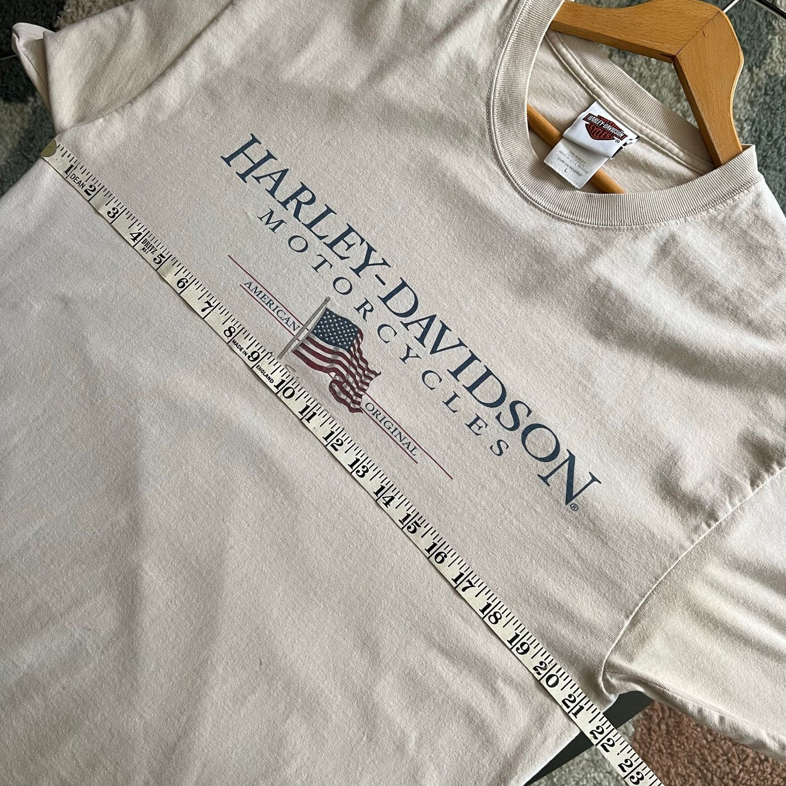 Harley Davidson 00s Distressed Harley Davidson T-Shirt | Rice Lake Wisconsin Size US L / EU 52-54 / 3 - 14 Thumbnail