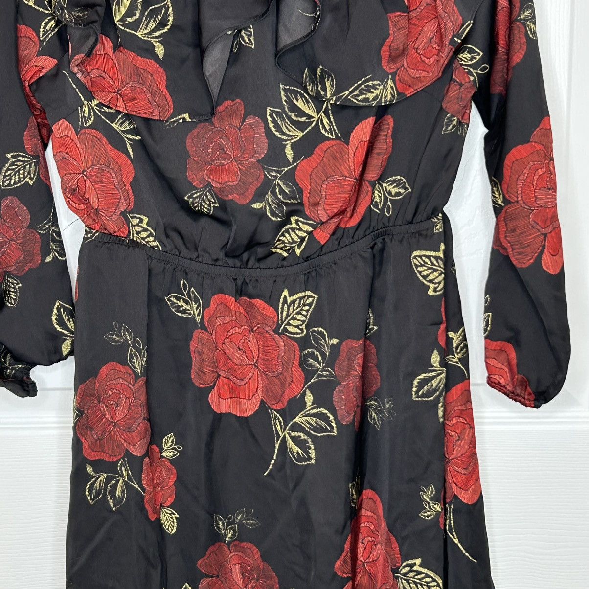 Other Cupcakes & Cashmere Red and Black Floral Halter Dress Size M Size M / US 6-8 / IT 42-44 - 6 Thumbnail