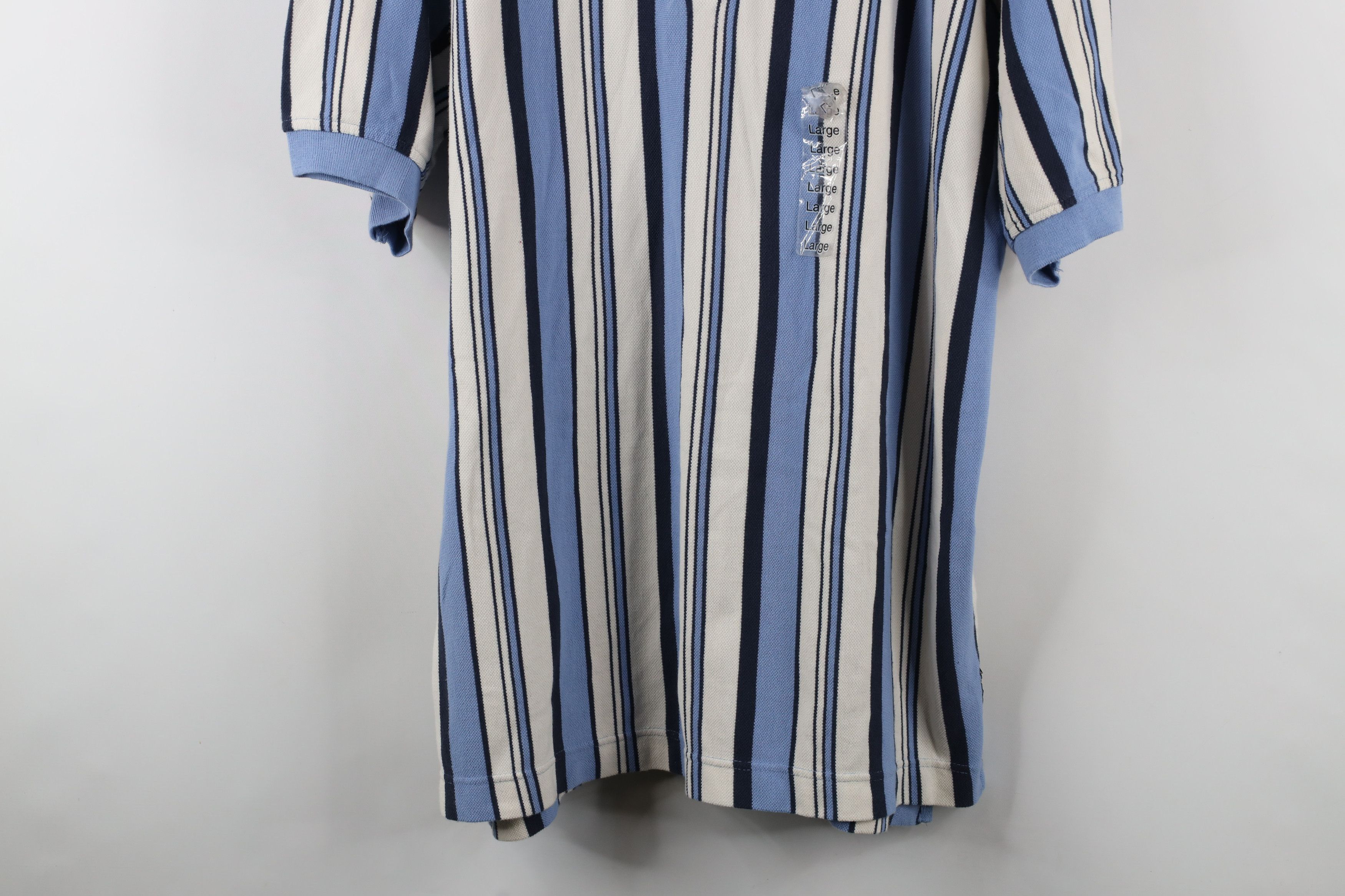 Vintage Deadstock Vintage 90s Streetwear Block Thermal Knit Polo USA Size US L / EU 52-54 / 3 - 3 Thumbnail