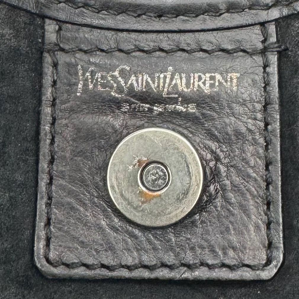 Yves Saint Laurent YSL Black Leather Mombasa Hobo Bag Size ONE SIZE - 14 Thumbnail