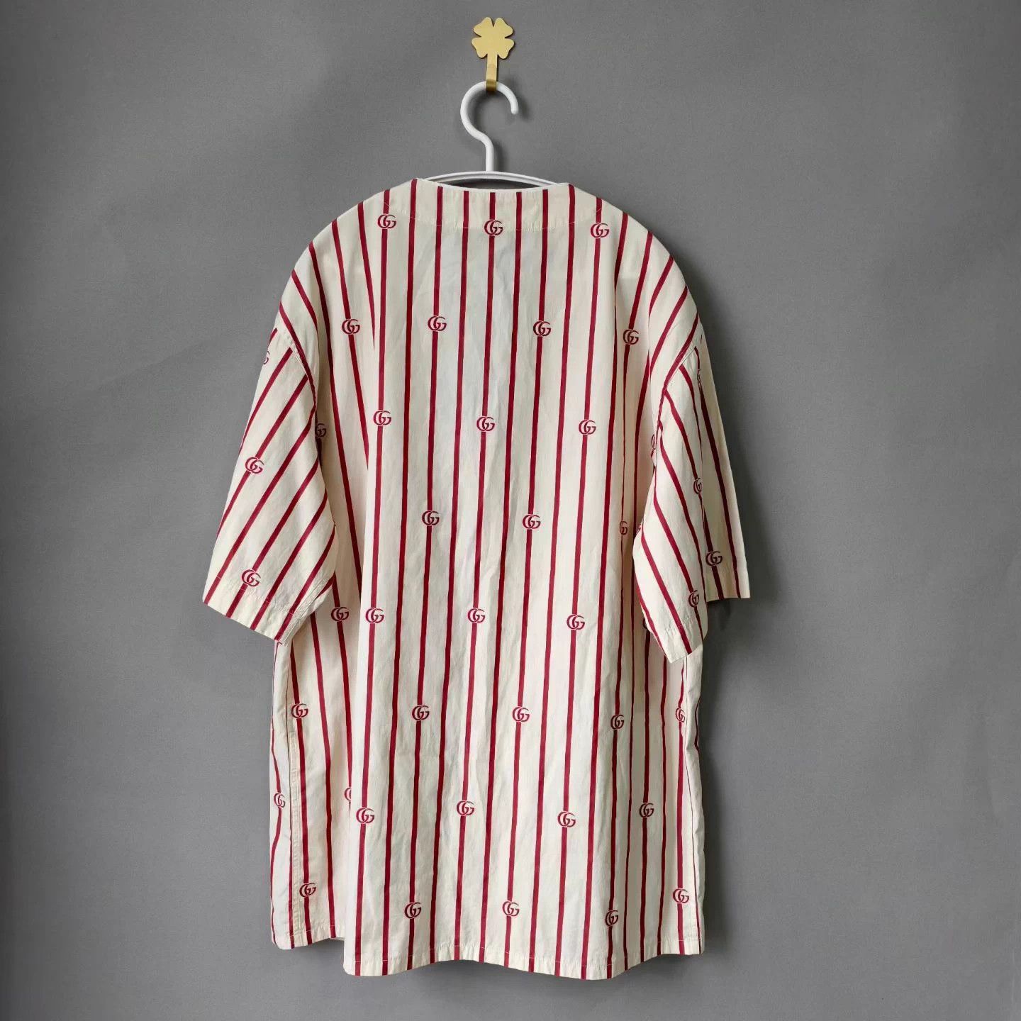 Gucci Gucci new striped baseball SS shirt men's 44 Size US S / EU 44-46 / 1 - 2 Thumbnail