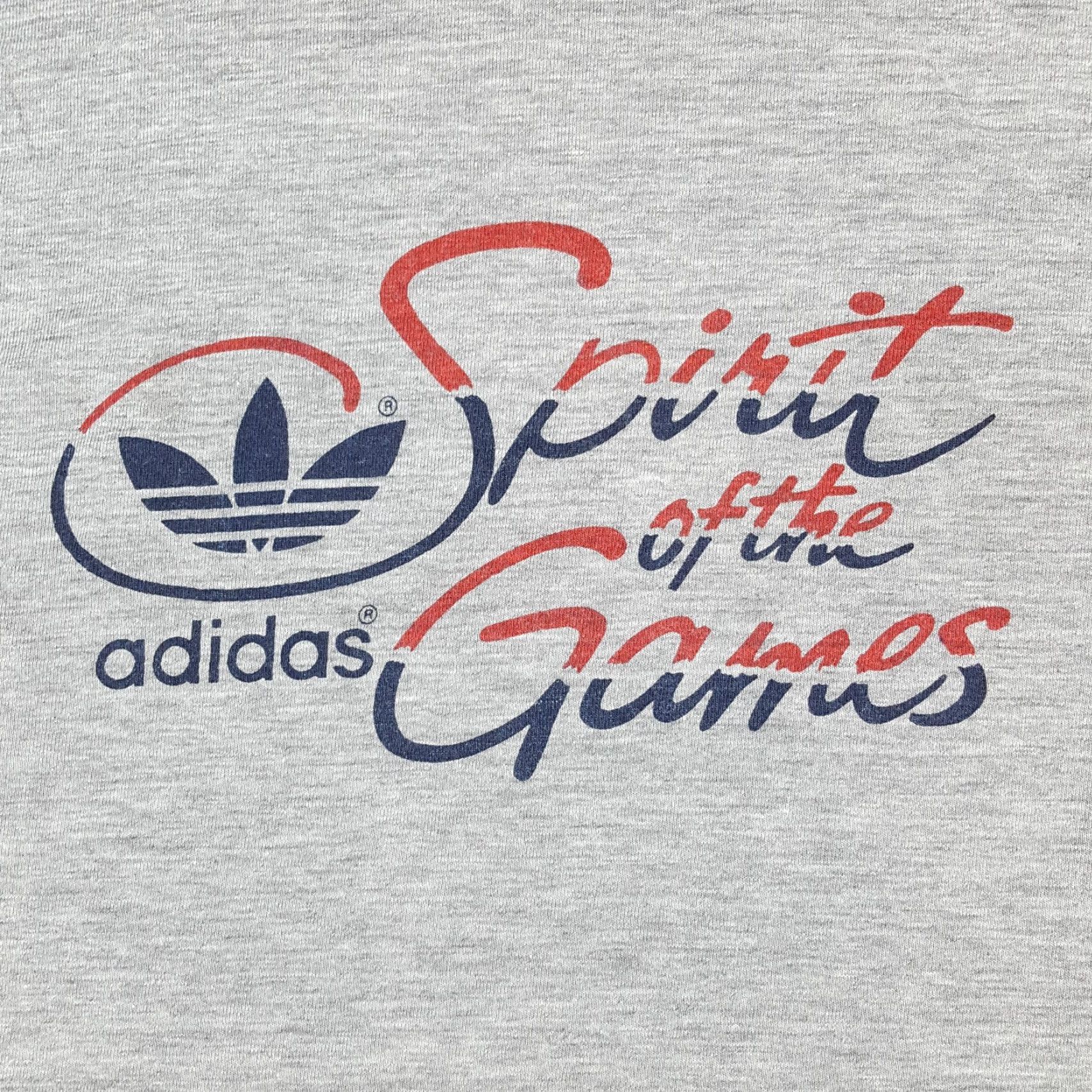 Adidas VINTAGE adidas Spirit Of The Games Olympics 1984 Men's Size M Gray T Shirt Size US M / EU 48-50 / 2 - 3 Thumbnail
