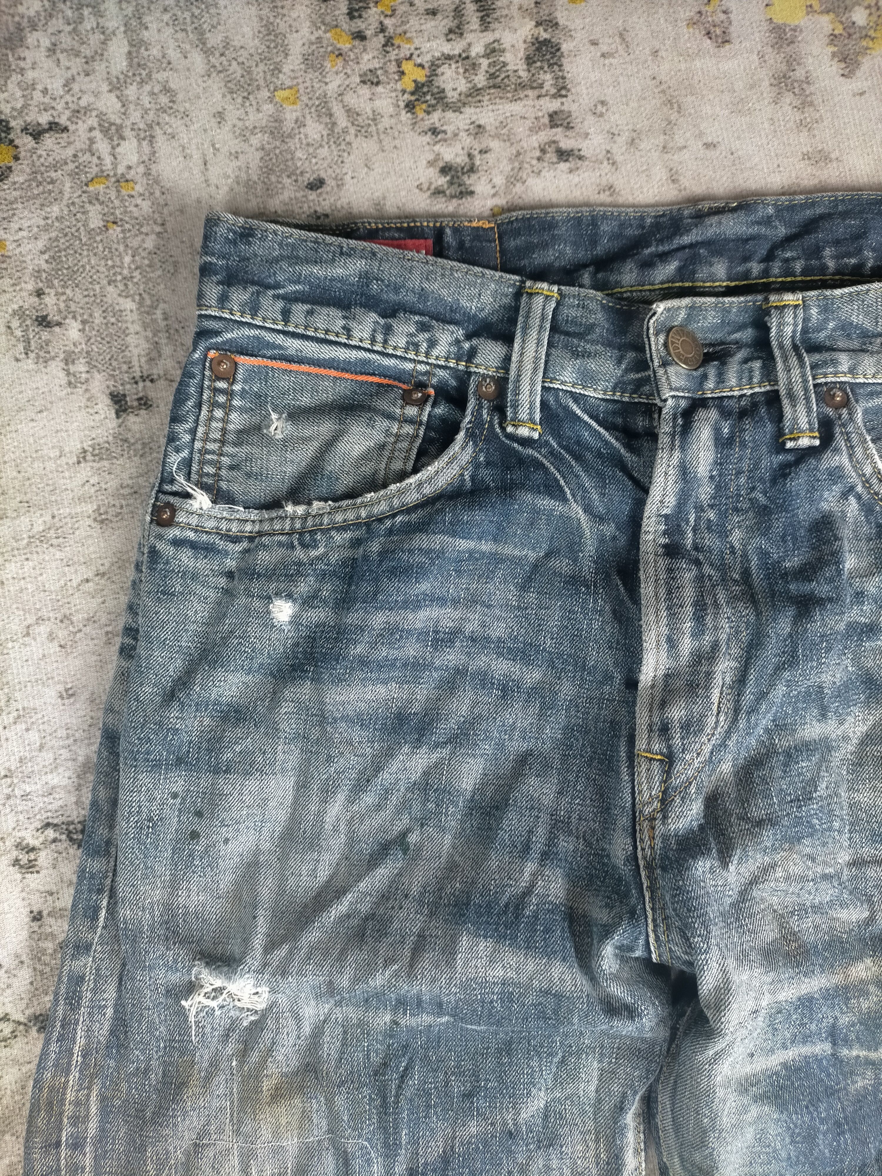 Edwin Vintage Edwin Grunge Selvedge Distressed Jeans Size US 30 / EU 46 - 3 Thumbnail
