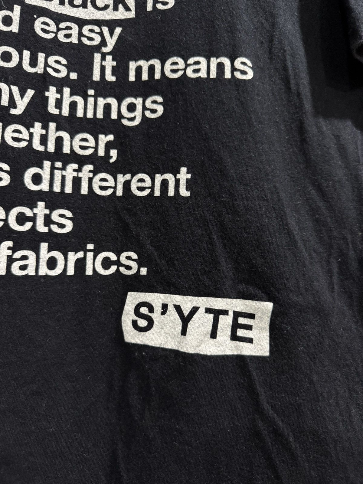 Vintage Thrashed Vintage Yohji Yamamoto S’YTE Sun Faded Tee Size US M / EU 48-50 / 2 - 3 Thumbnail