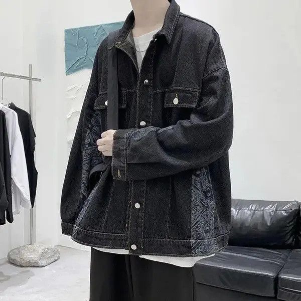 Vintage Mibuki x Ibuki Patchwork Bandana Denim Jacket Size US M / EU 48-50 / 2 - 4 Thumbnail
