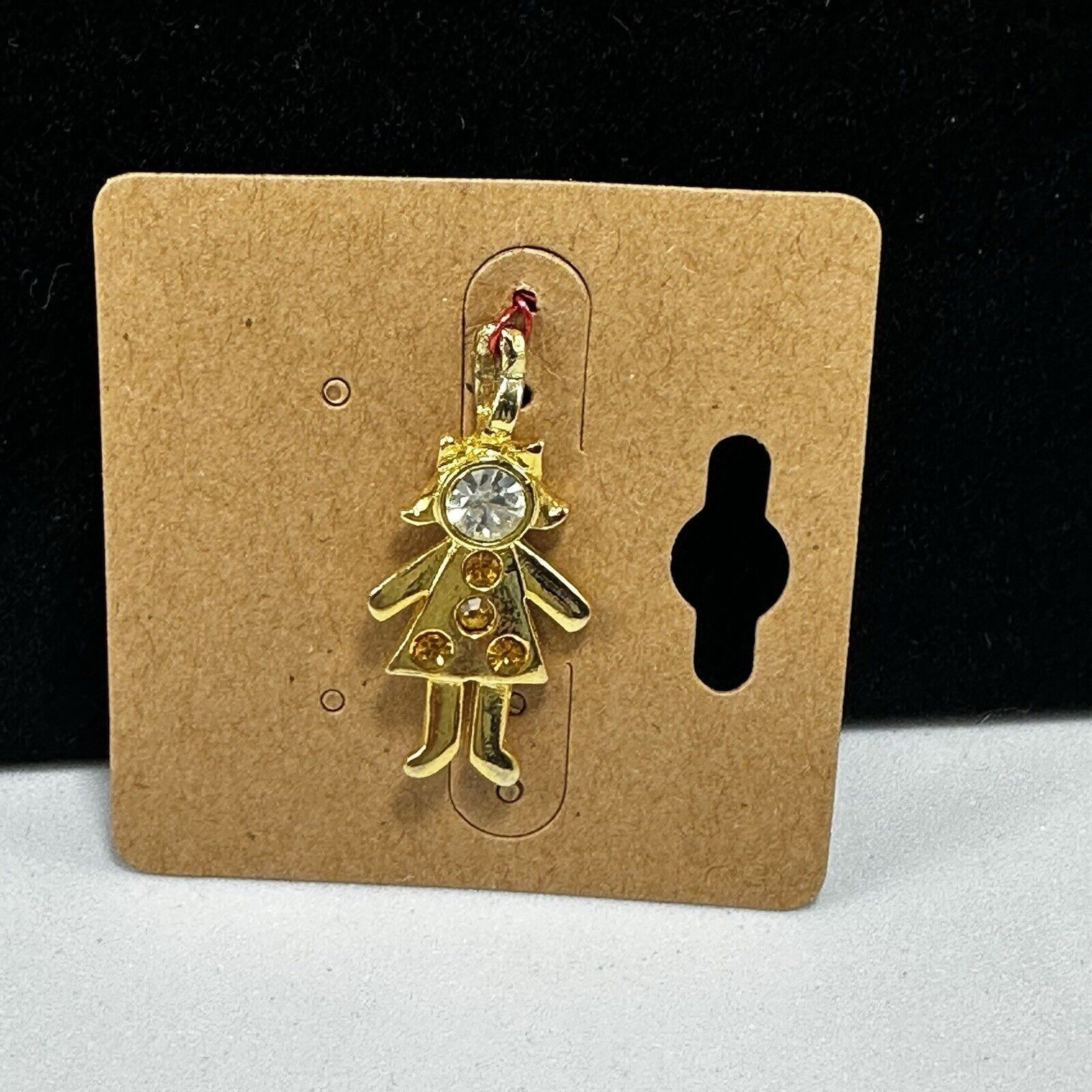 Swarovski Birthstone November Topaz Swarovski Crystal NEW Bunch Charm Size ONE SIZE - 11 Thumbnail