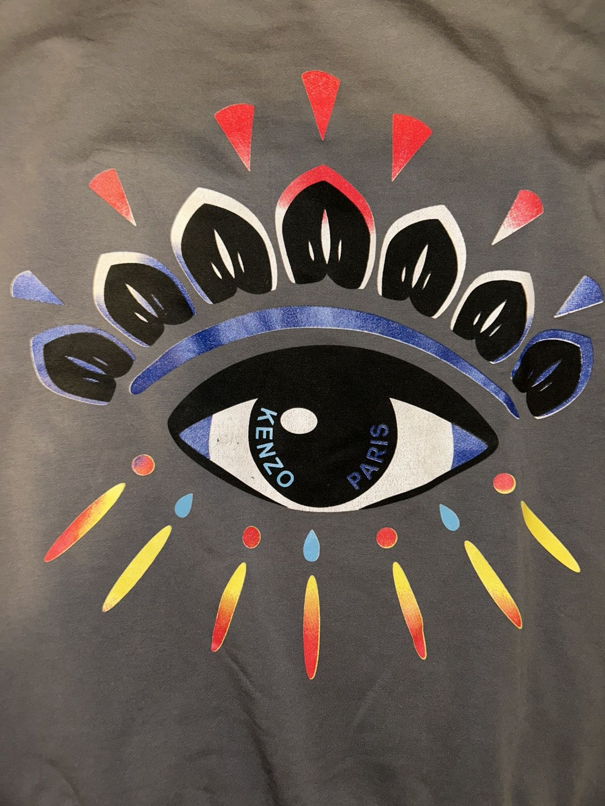 Kenzo Kenzo Paris Gray Sweatshirt Size Large Size US L / EU 52-54 / 3 - 1 Thumbnail