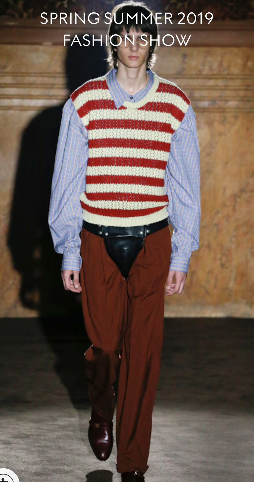 Gucci Gucci - Alessandro Michele - SS19 - Calf skin - Jockstrap Size ONE SIZE - 21 Thumbnail