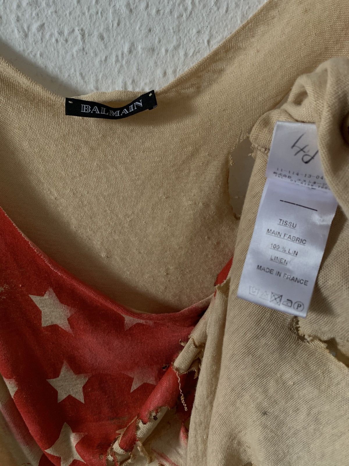 Balmain Balmain Ss11 America Top Size US XS / EU 42 / 0 - 5 Thumbnail
