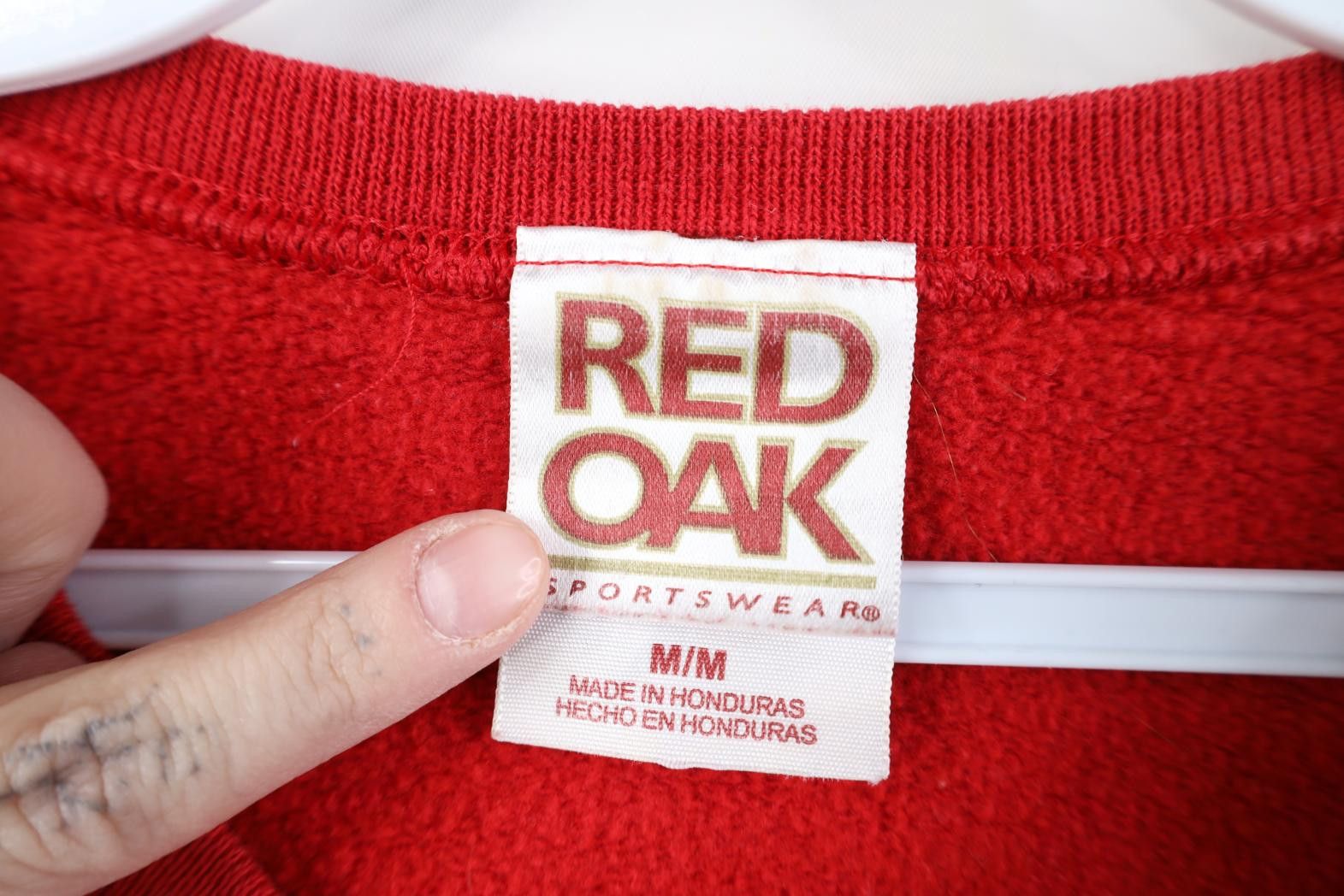 Vintage Vintage 90s Ohio State University Crewneck Sweatshirt Red Size M / US 6-8 / IT 42-44 - 13 Thumbnail
