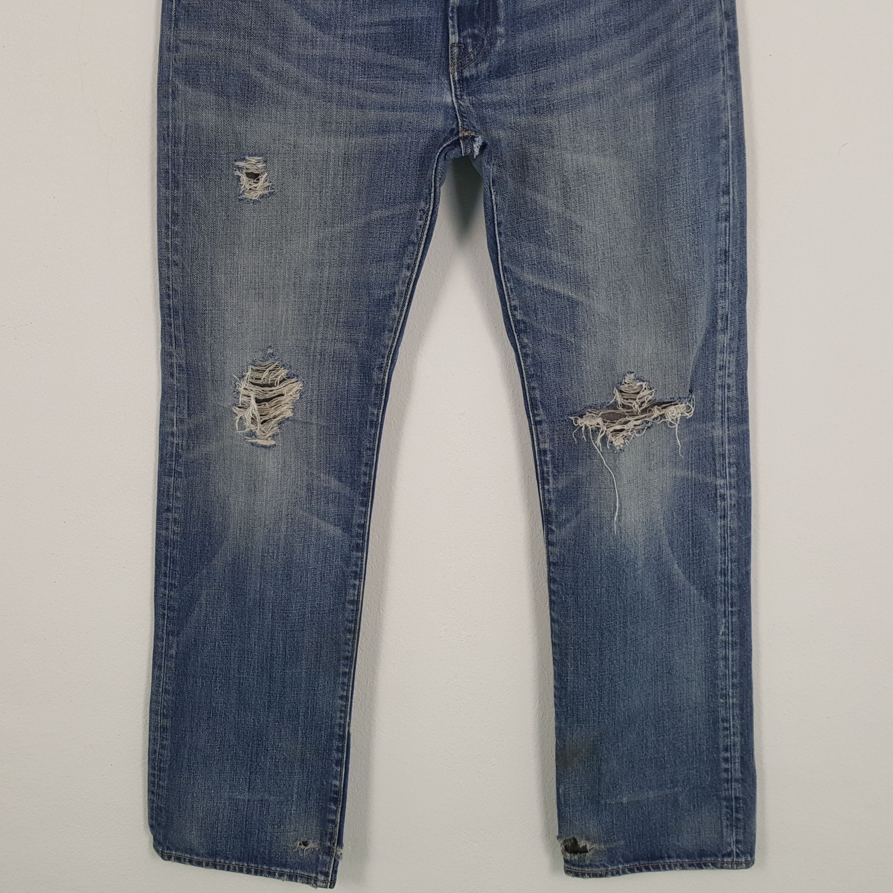 Levi's × Vintage LEVI'S Big E Jeans Daily Streetwear Style Distressed Size US 32 / EU 48 - 3 Thumbnail