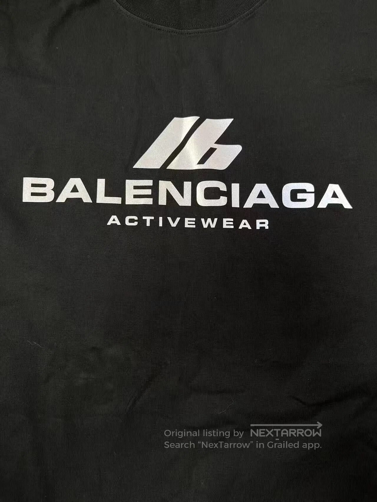 Balenciaga Balenciaga Activewear Logo Print Crewneck T-Shirt. Size US S / EU 44-46 / 1 - 3 Thumbnail
