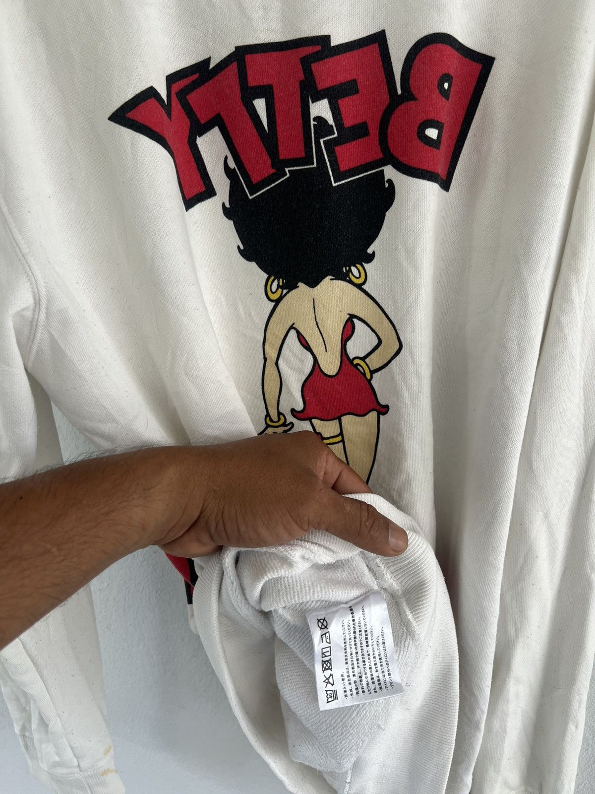 Designer × Vintage Betty Boop sweatshirt Size US L / EU 52-54 / 3 - 5 Thumbnail
