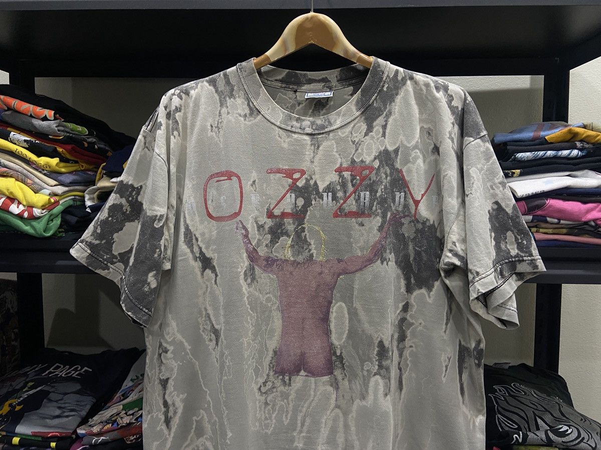 Band Tees × Vintage VTG 90s OZZY OSBOURNE NO CRAP naked ROCK BAND TOUR TShirt Size US XL / EU 56 / 4 - 1 Thumbnail