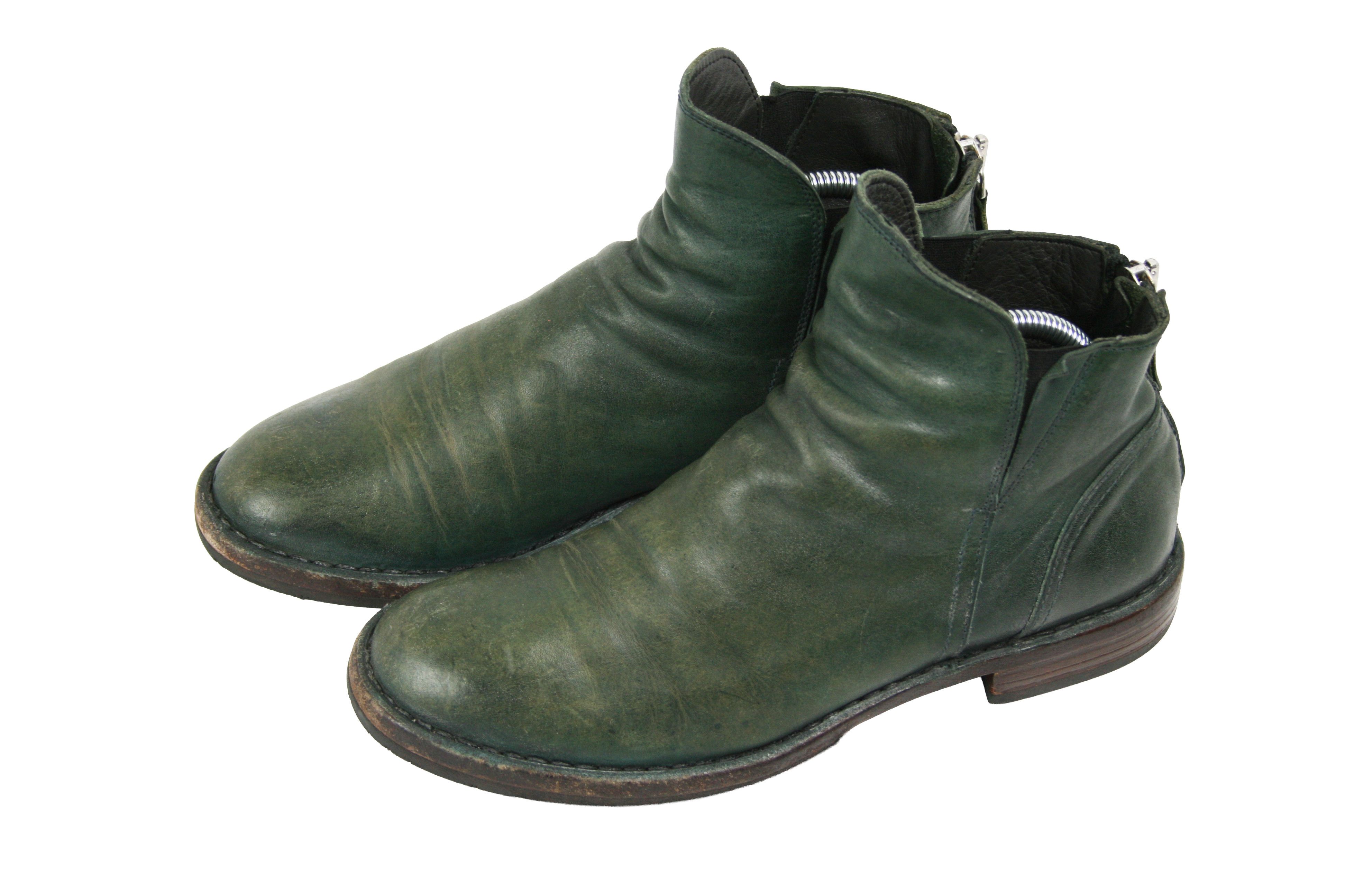 MoMA Avant Garde Biker Back Zip Grunge Boots Size US 9 / IT 39 - 3 Thumbnail
