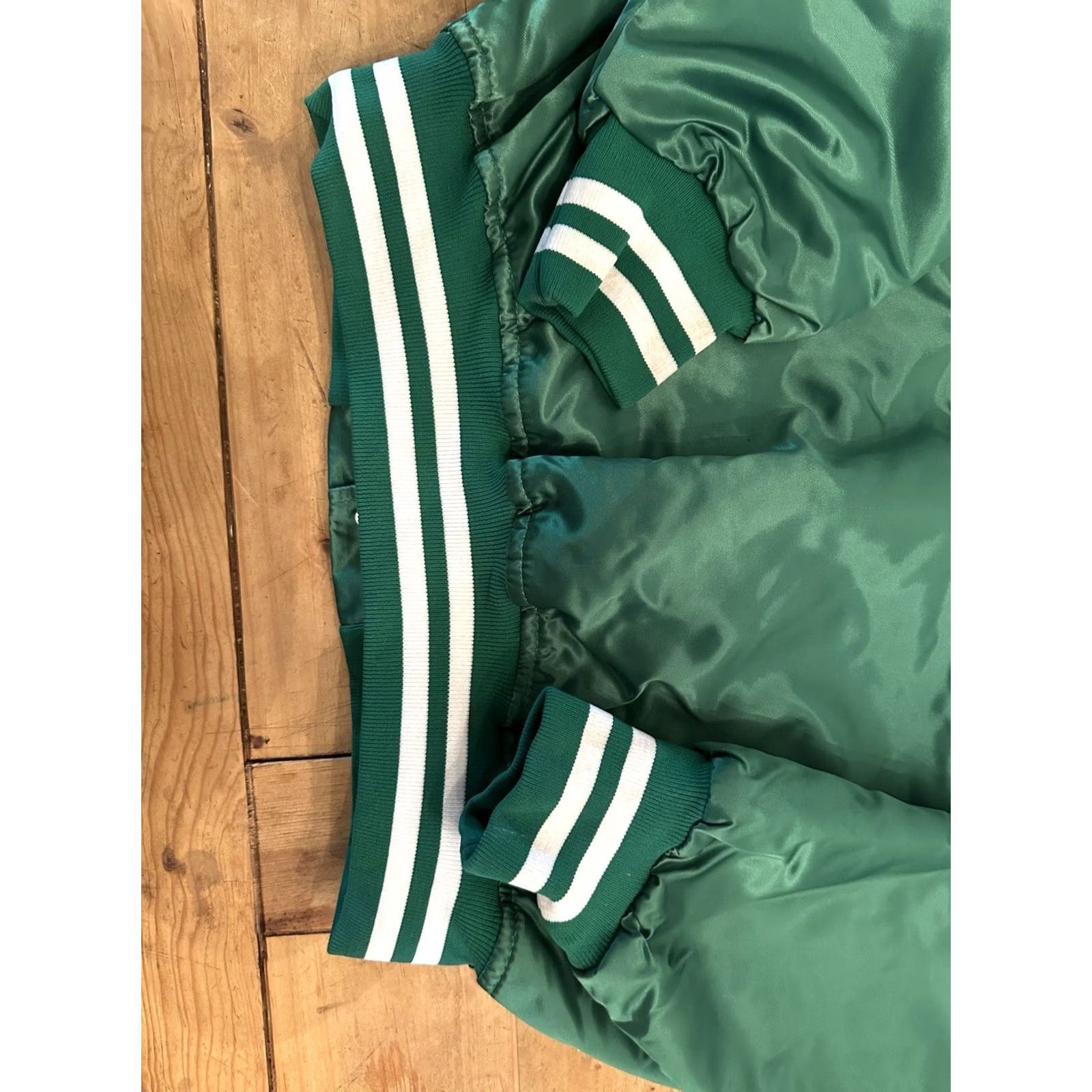 Vintage VINTAGE Flight Satin Bomber Jacket 90s Hi-Landers 4x4 Club Sacramento Green Men L Satin Bomber Jacket Mens Size US L / EU 52-54 / 3 - 3 Thumbnail