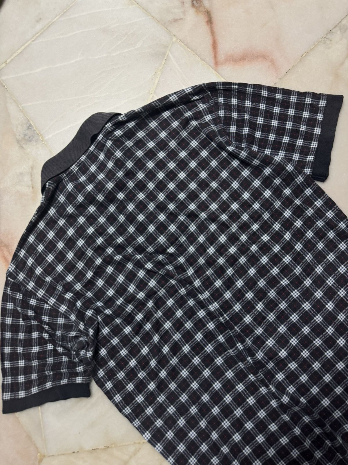 Burberry VINTAGE 1990s Burberry Novacheck Plaid Coller Ringer Size US M / EU 48-50 / 2 - 11 Thumbnail