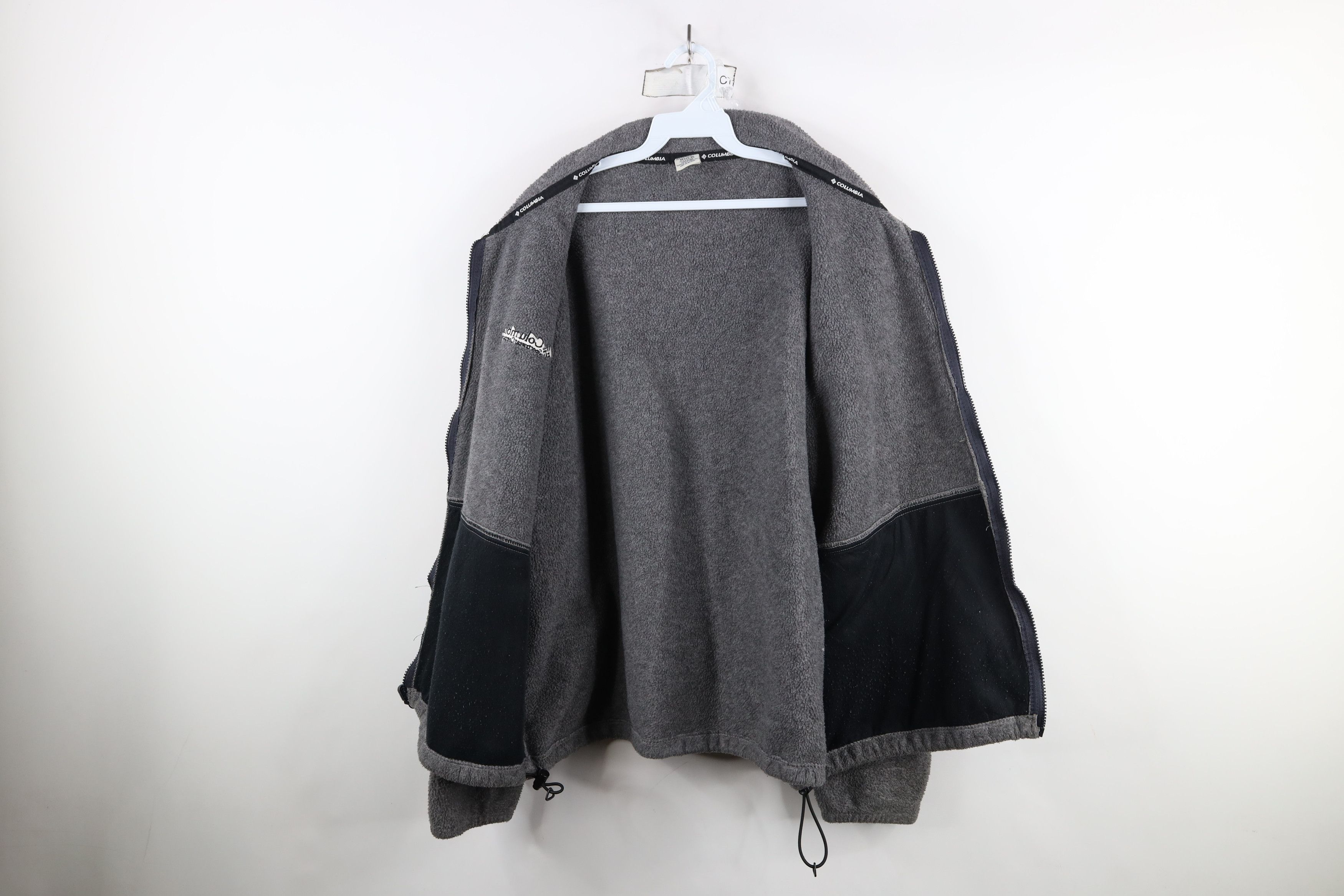 Columbia × Vintage Vintage 90s Columbia Faded Full Zip Fleece Jacket Gray USA Size US XL / EU 56 / 4 - 11 Thumbnail