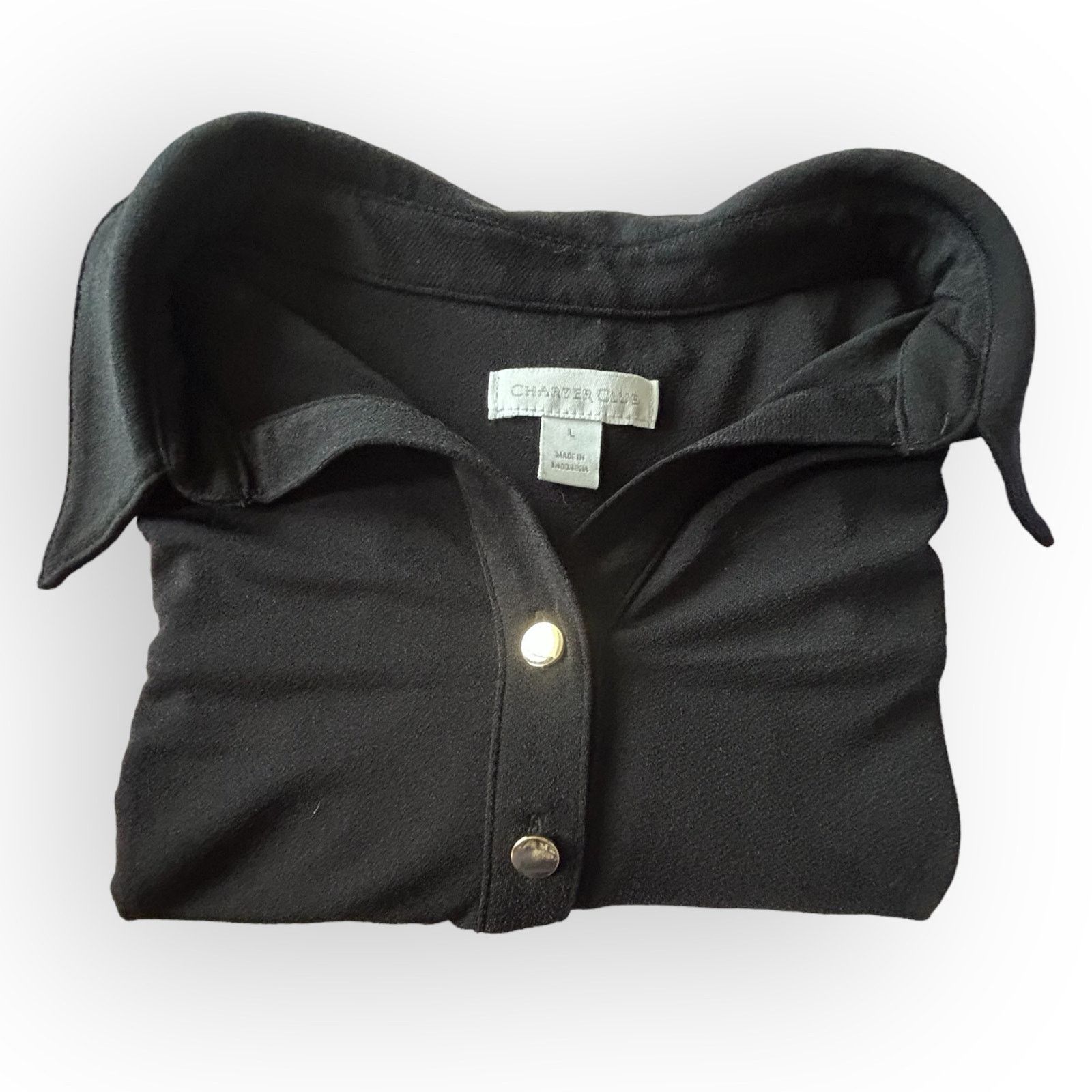 Other Women’s Black Charter Club Blouse | Size Large Size L / US 10 / IT 46 - 6 Thumbnail