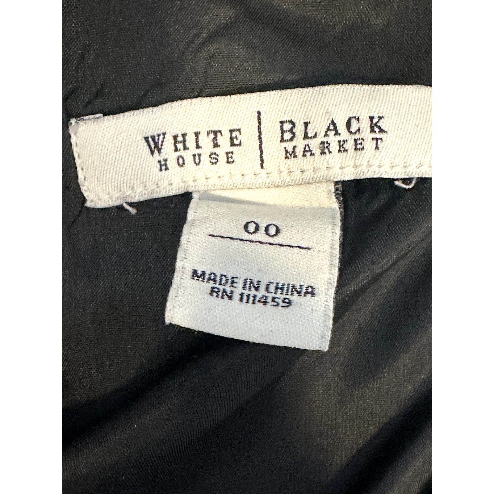 White House Black Market White House Black Market Black Fit Flare Sleeveless Dress 00 Size XXS / US 00 / IT 34 - 7 Thumbnail