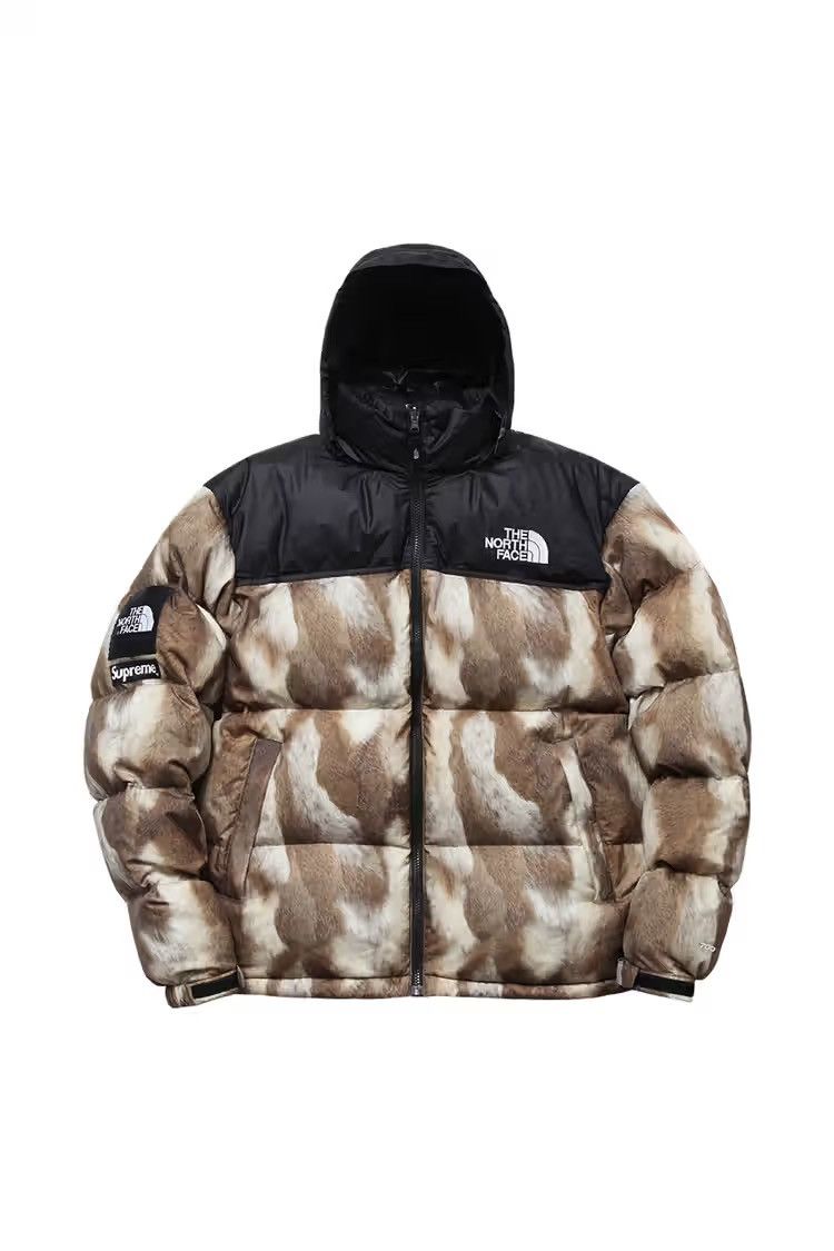 Supreme × The North Face Supreme x The North Face FW13 Fur Print Nuptse Jacket Size US S / EU 44-46 / 1 - 1 Thumbnail
