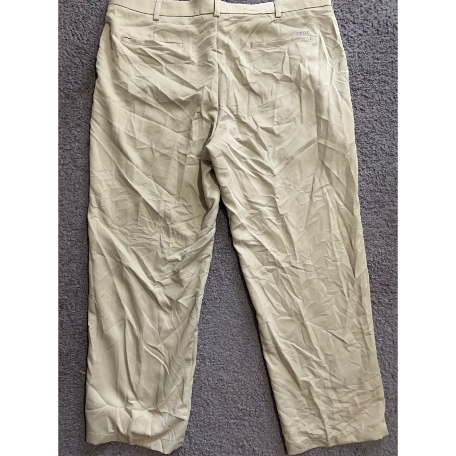 Izod IZOD GOLF Beige Pants Mens Size 40x30 Classic Fit Straight Leg Size US 40 / EU 56 - 2 Thumbnail