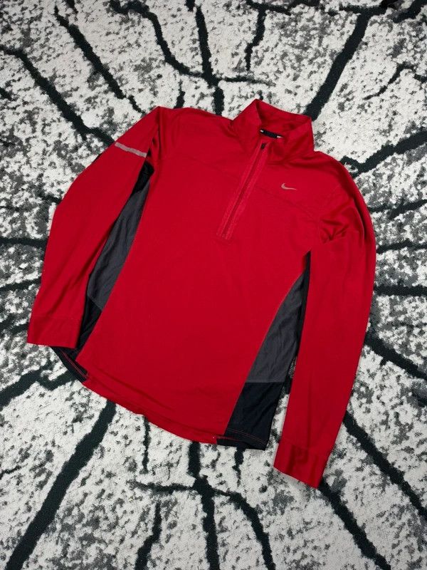 Nike Nike dri fit sports sweatshirt red M Size US M / EU 48-50 / 2 - 2 Thumbnail
