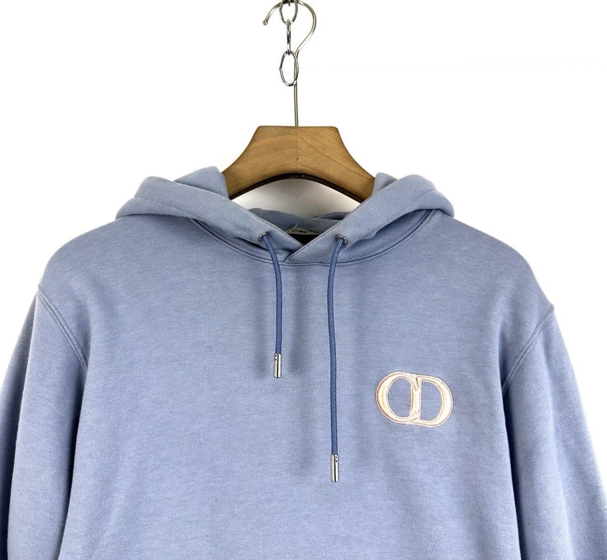 Dior Dior Blue Chest Embroidered CD Logo Hoodie K12 Size US M / EU 48-50 / 2 - 3 Thumbnail